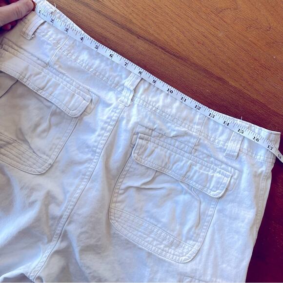 Iron Co. Mens Cream Cargo Pocket Shorts size 34 - Picture 5 of 10